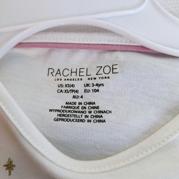 NWT Rachel Zoe brand "Butterfly's, Ballet, and Corduroy"Girls two piece set XS 4 - Picture 6 of 10